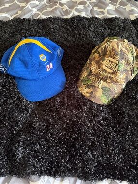 NASCAR Blue Kids Racing Cap - Blue & Yellow
